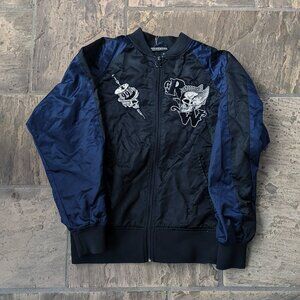 Rocawear Y2K Satin Bomber Jacket (SIZE: M)